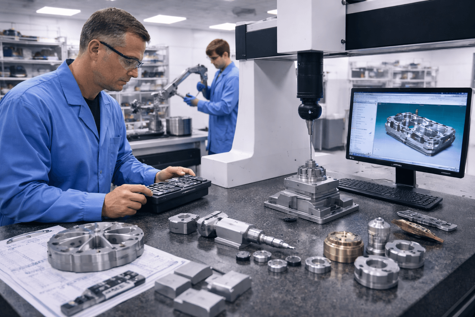 CMM inspection and precision measurement capability