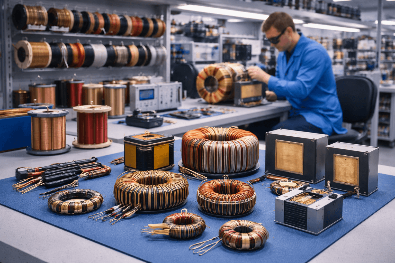 Custom magnetic winding manufacturing