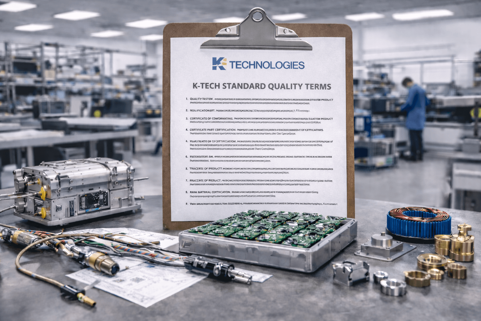 K Technologies standard quality terms and processes