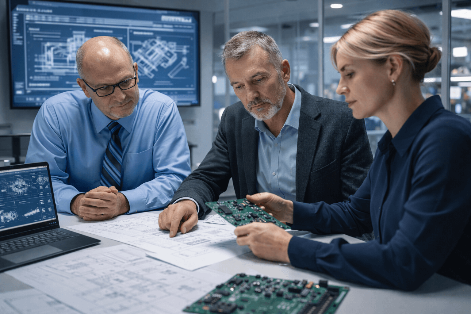 Leadership team collaboration at K Technologies