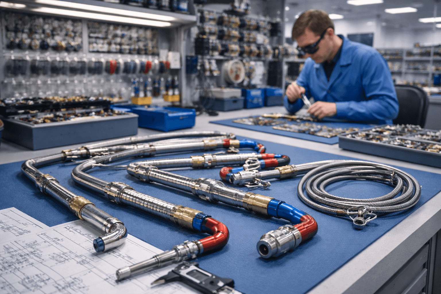 Precision tube assembly for aerospace applications