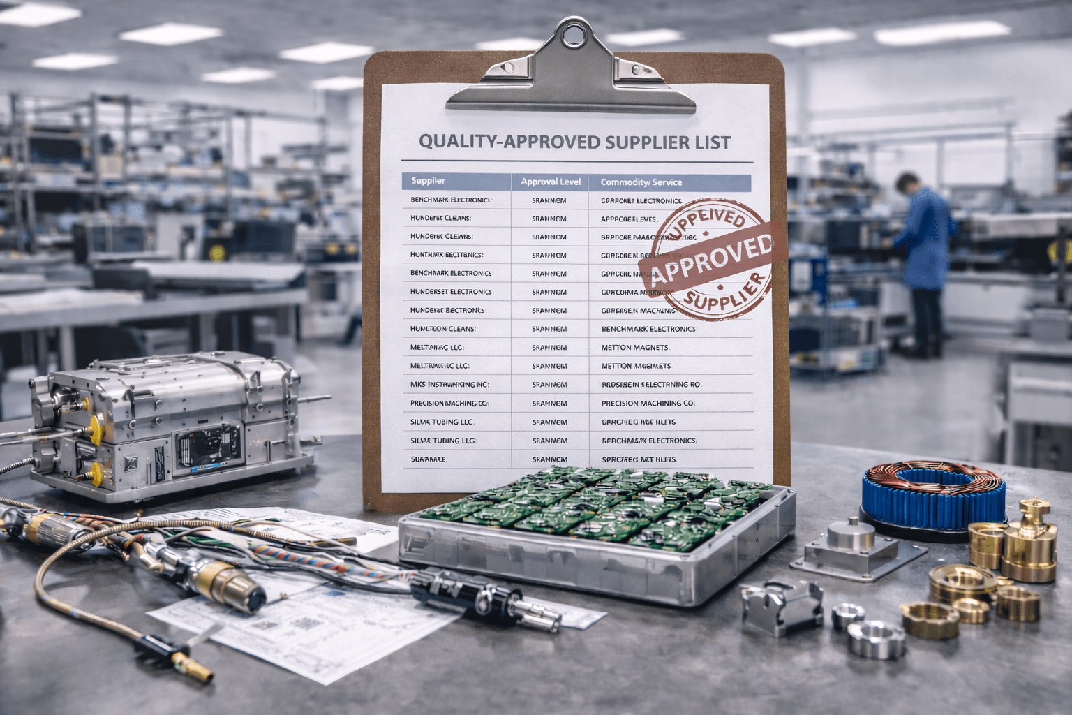 qaulity Approved Supplier List